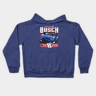 Kyle Busch Royal Car Kids Hoodie